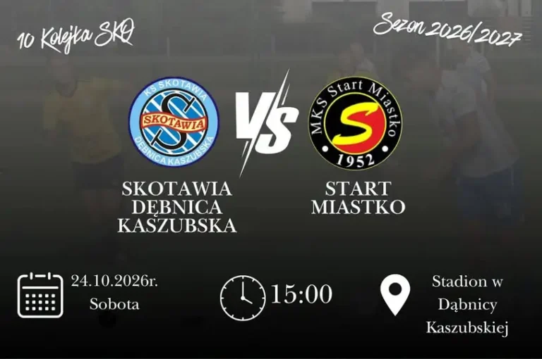 Start Miastko jedzie po punkty do Dębnicy Kaszubskiej