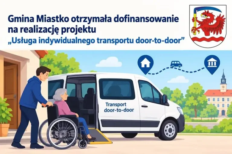 Miastko z dofinansowaniem PFRON na transport door-to-door dla osób z niepełnosprawnościami