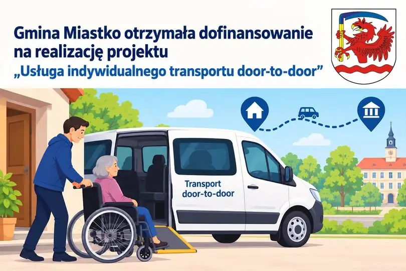 Miastko z dofinansowaniem PFRON na transport door-to-door dla osób z niepełnosprawnościami